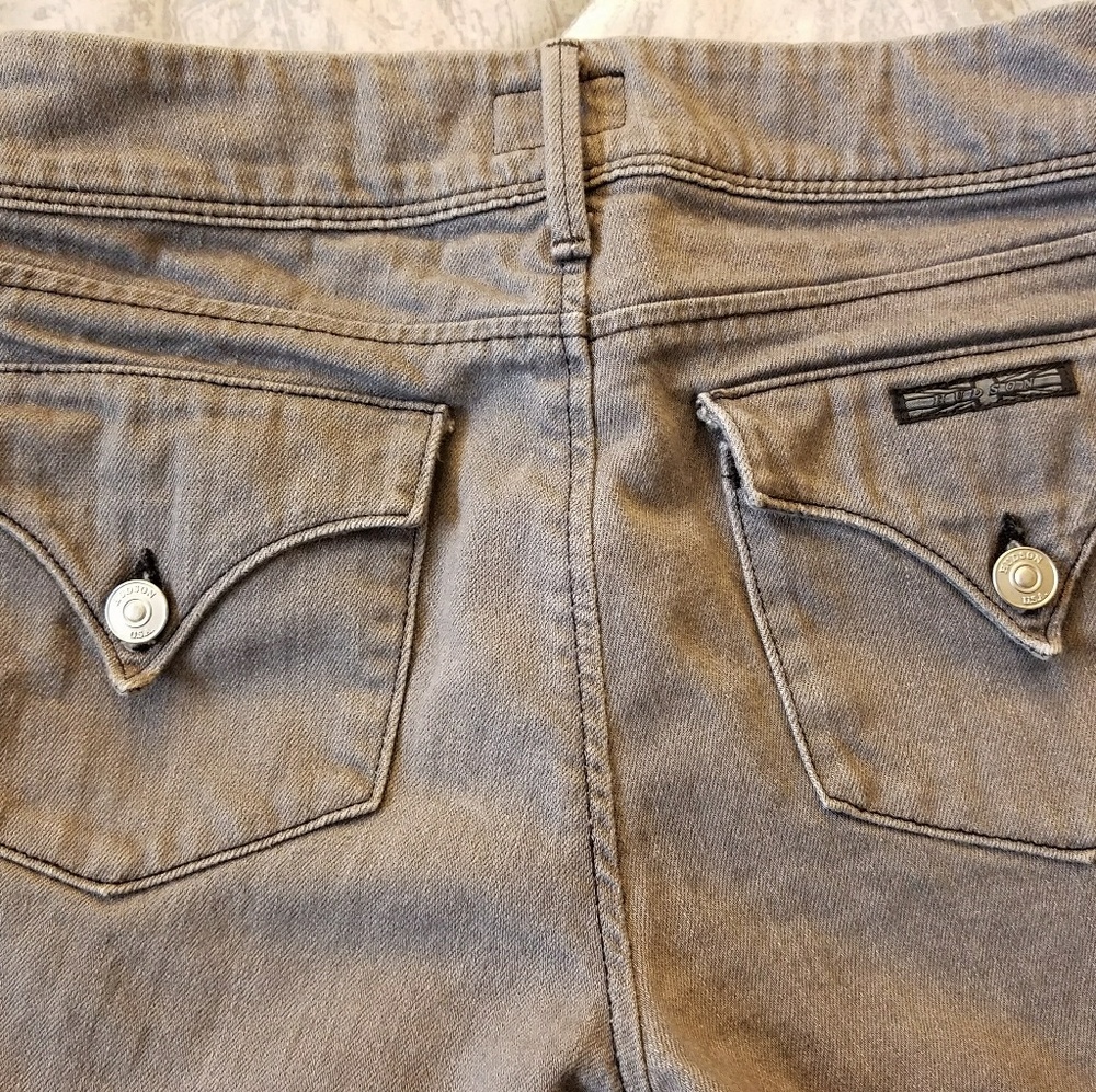 Hudson Cropped Gray Jeans Size 26